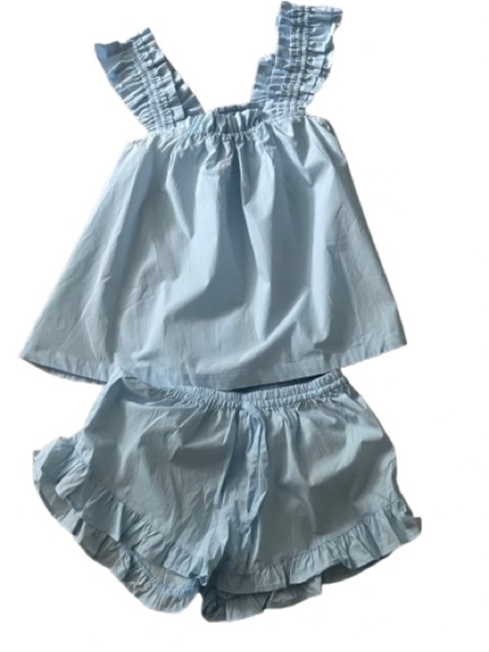 Piyama Nicolette Cotton Sleep Set Baby Blue NWOT Size XS - Picture 6 of 8